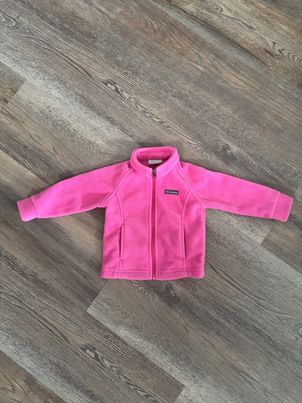 Columbia Hot Pink Full-Zip Fleece Jacket